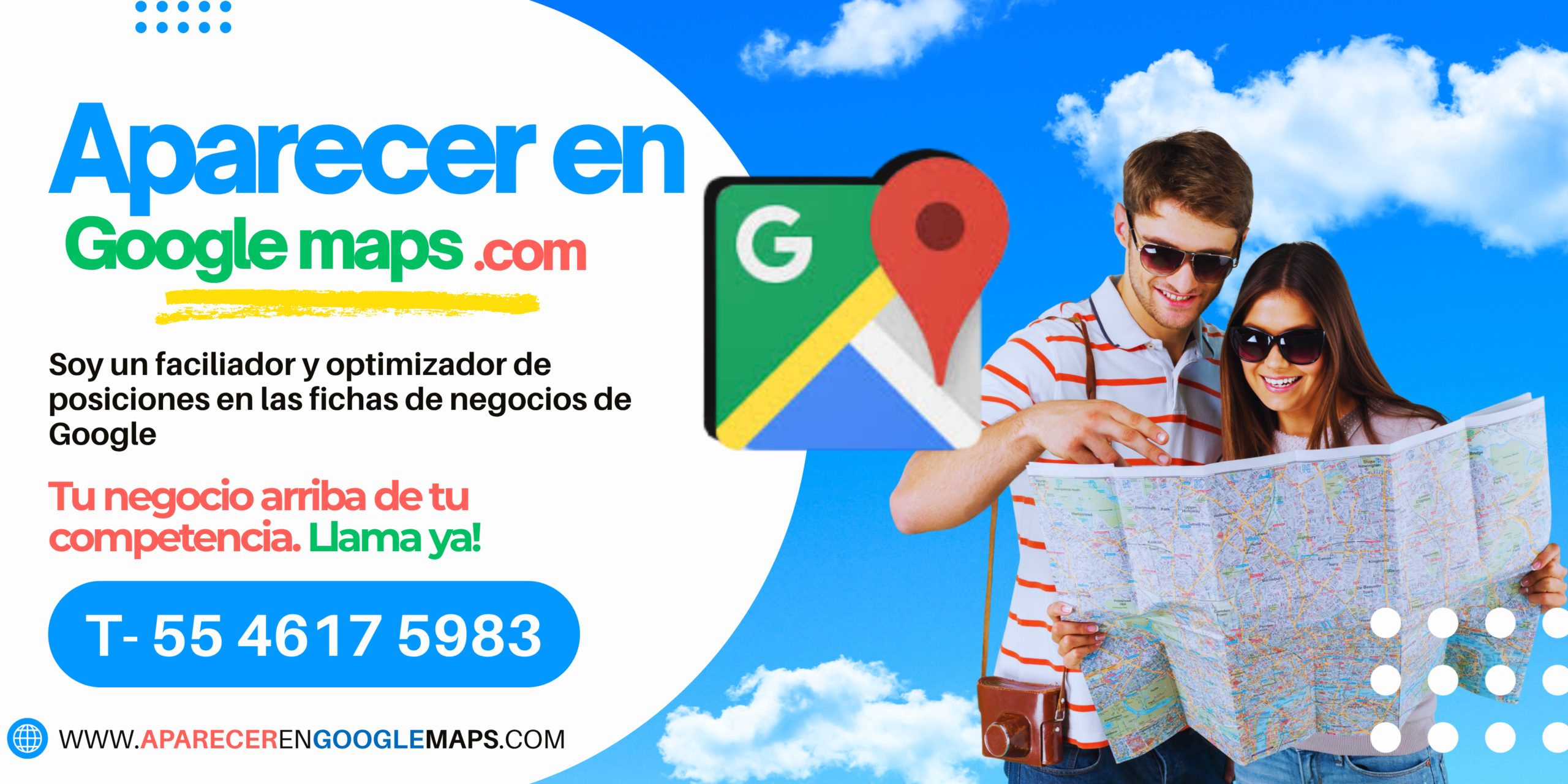 Servicio para Aparecer primero en google maps